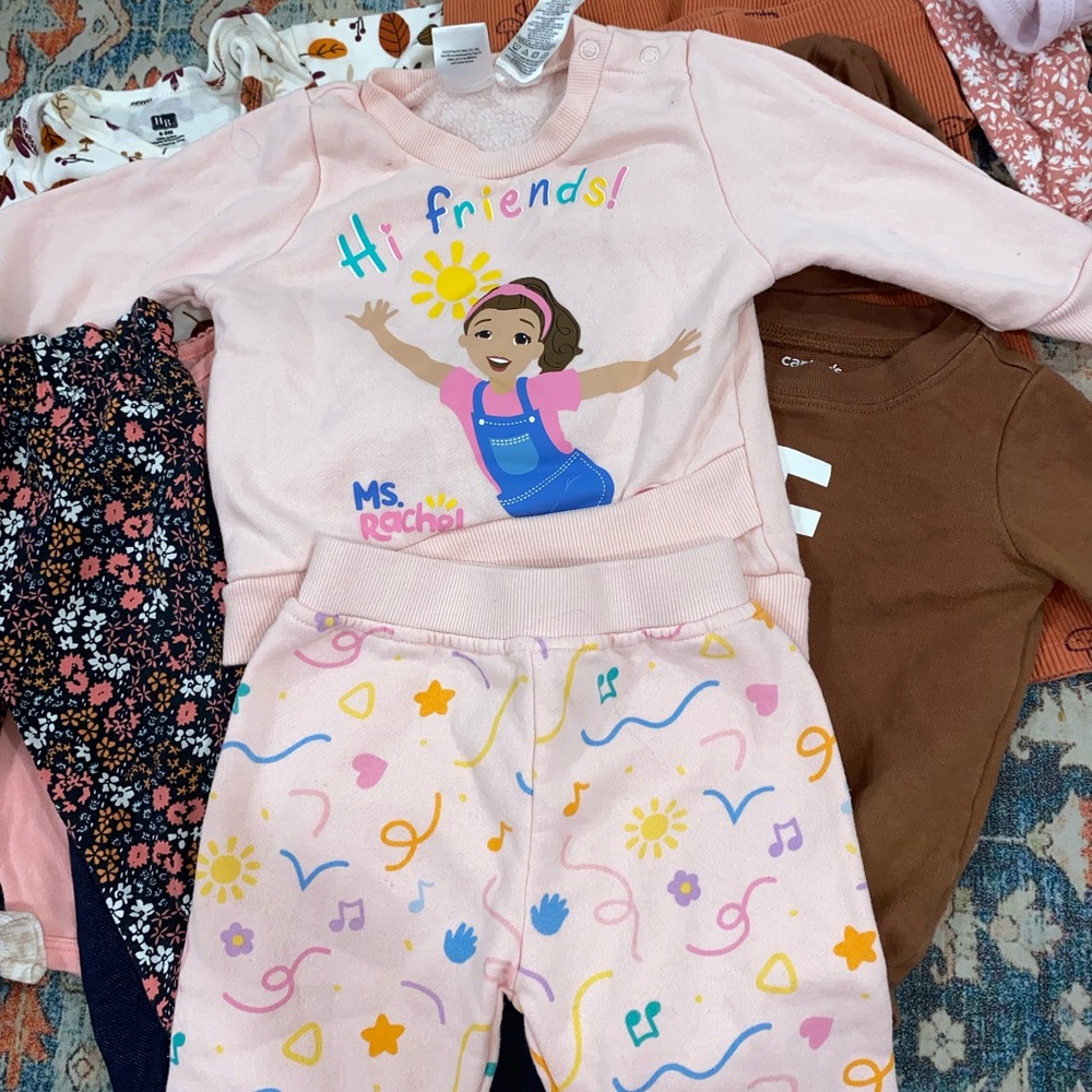 Ms. Rachel Friends Pink Toddler Outfit